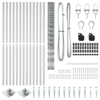 Recinzione per Campi 1,5x25 m in Acciaio Zincato