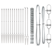 Recinzione da Campo  1,6x25 m in Acciaio Galvanizzato