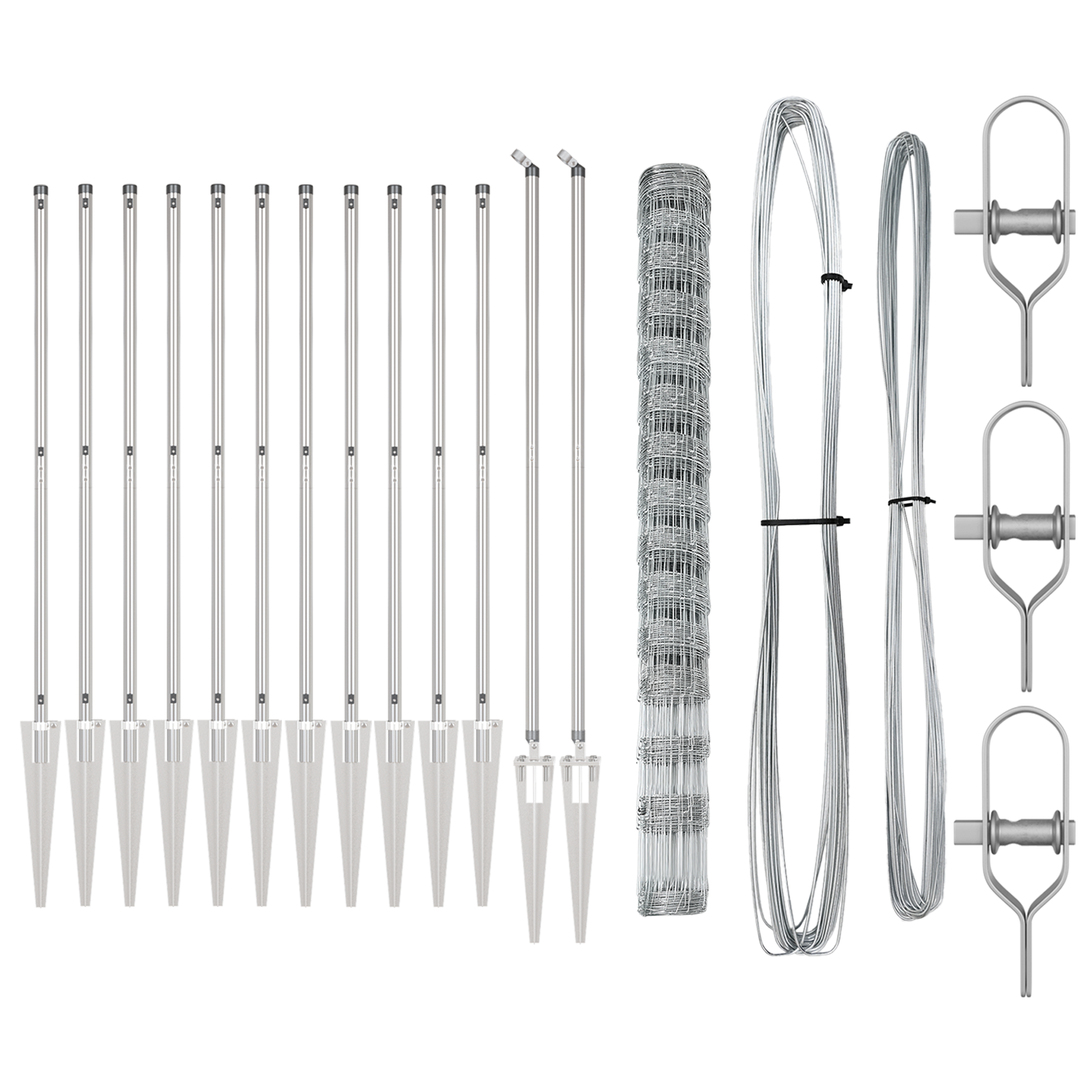 Recinzione da Campo  1.6x25 m Acciaio Zincato