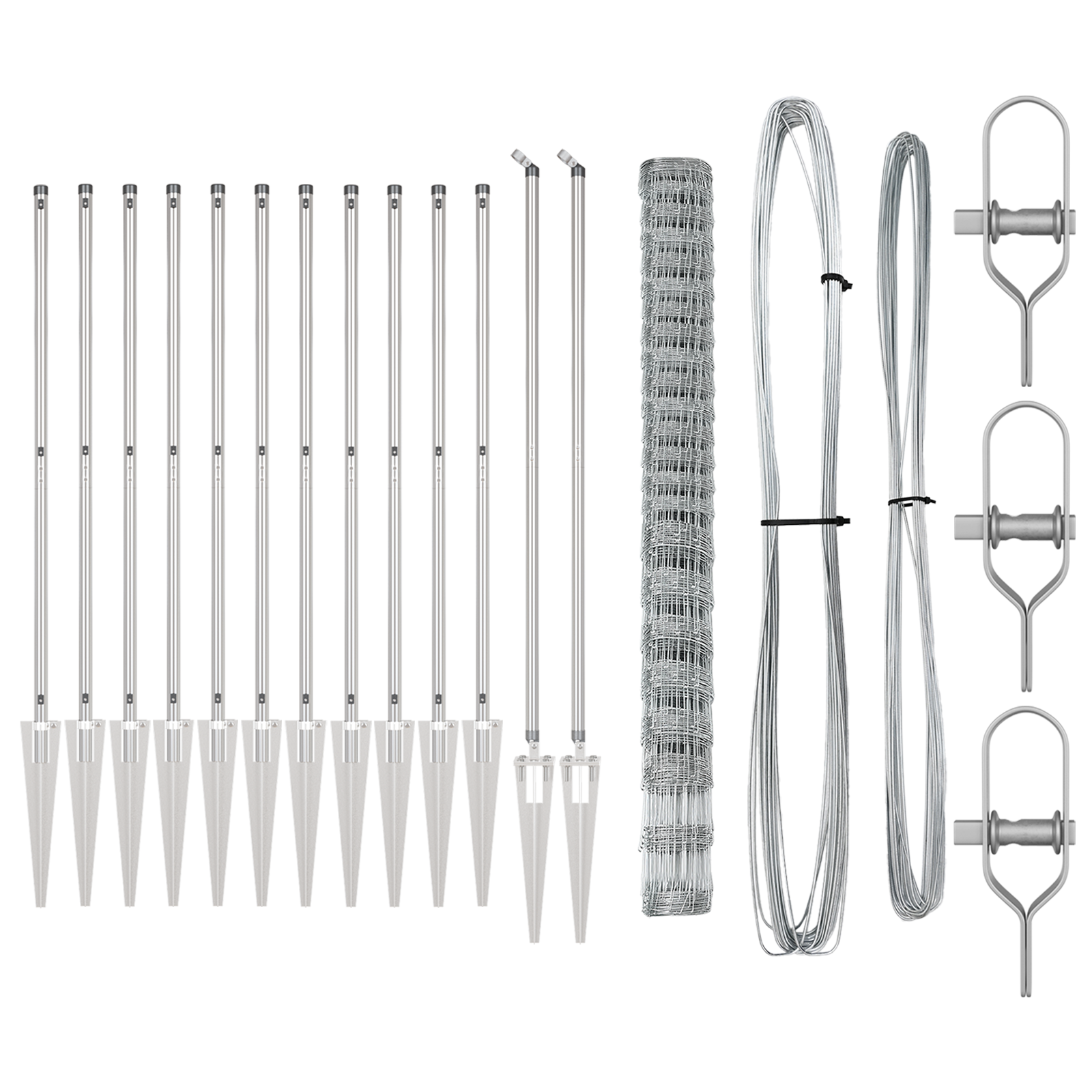 Recinto per Campo  1.6x25 m in Acciaio Zincato