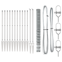 Recinto per Campo  1.6x25 m in Acciaio Zincato