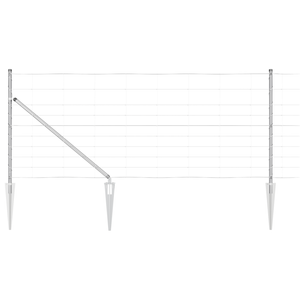 Recinto da Campo  1x50 m Acciaio Zincato