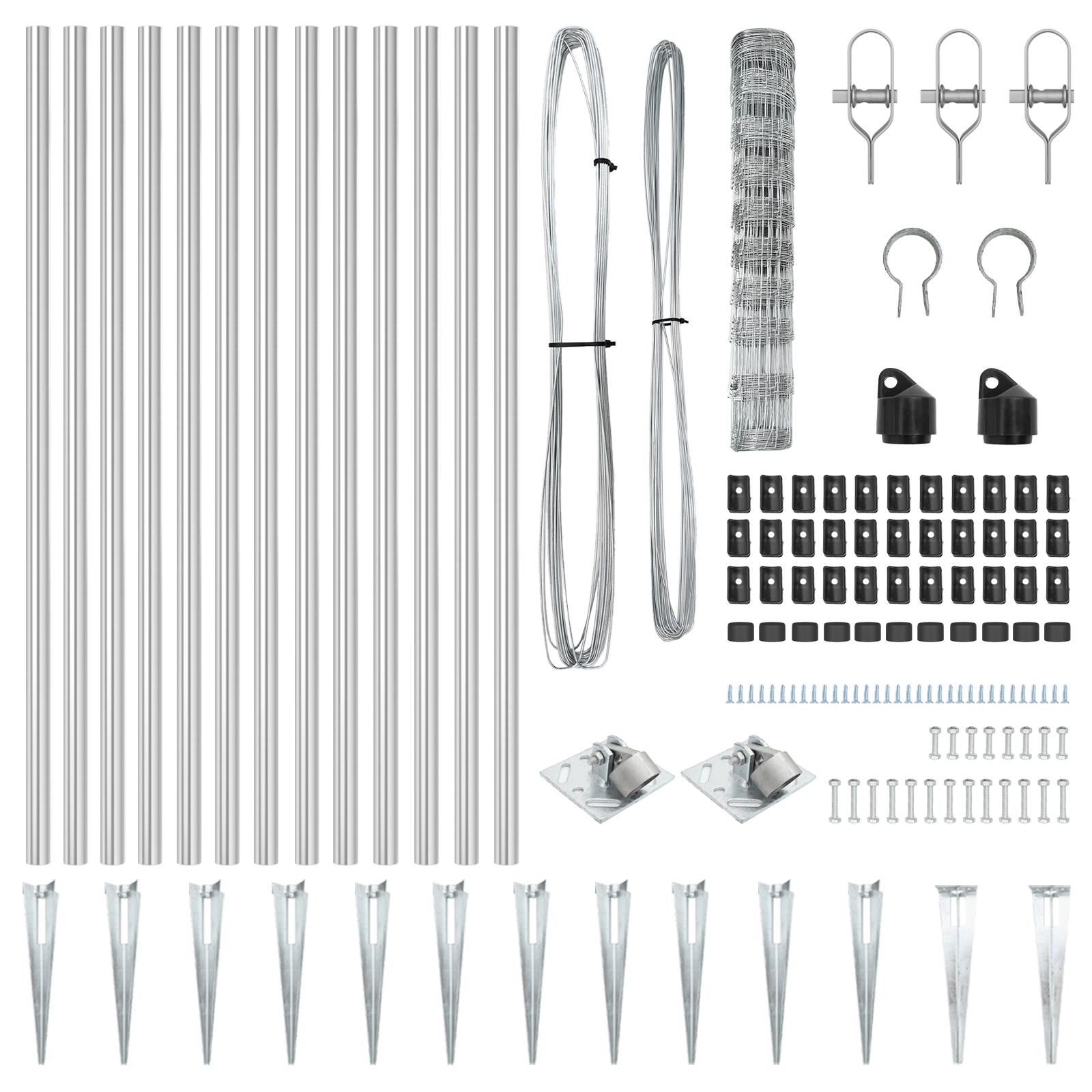 Recinto da Campo  1x50 m Acciaio Zincato