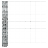 Recinzione per Campo 1.2x50 m Acciaio Galvanizzato