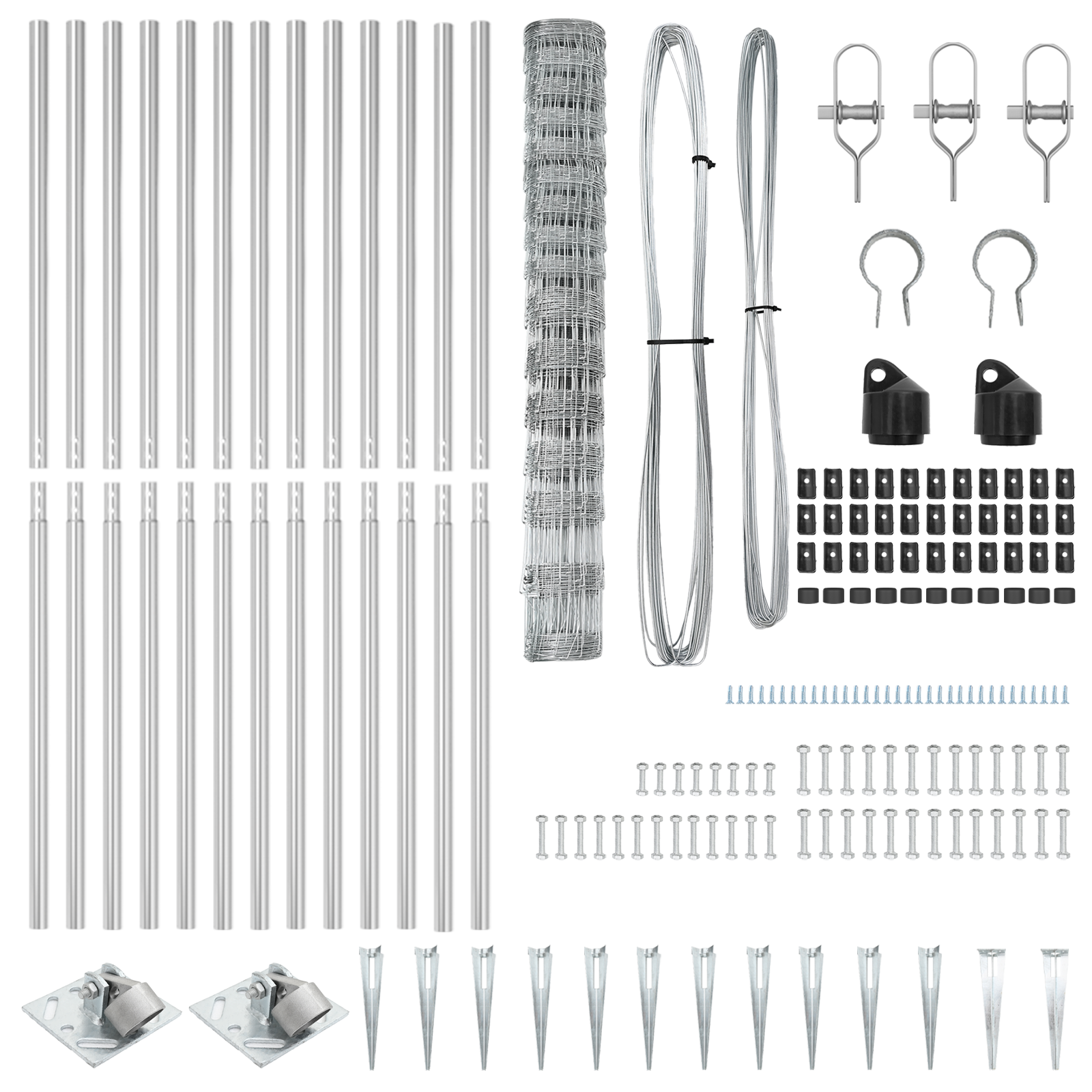 Recinzione da Campo  1.2x50 m in Acciaio Zincato