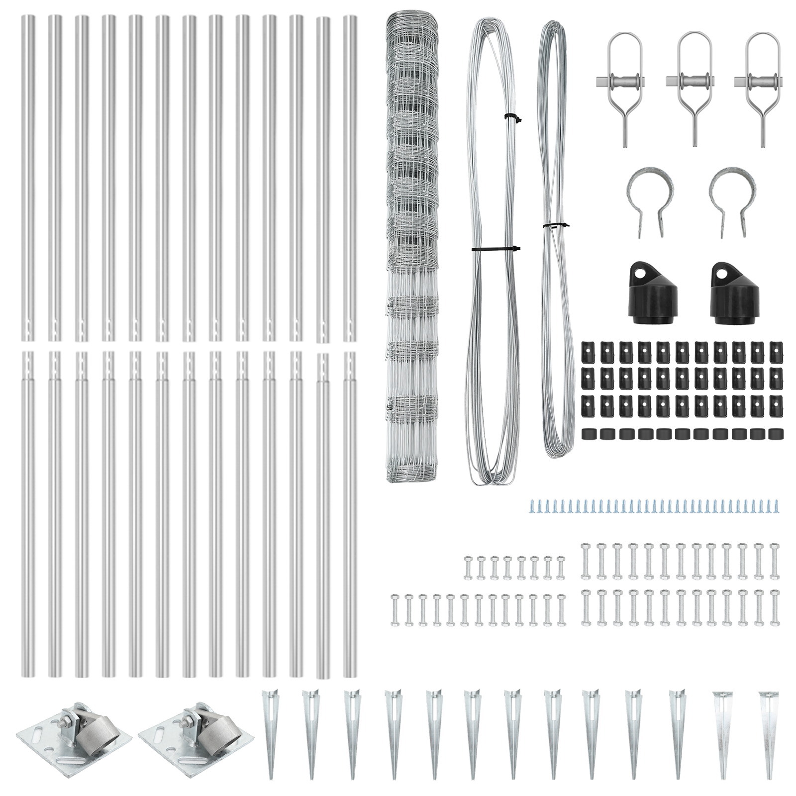 Recinzione da Campo  1.4x50 m Acciaio Zincato
