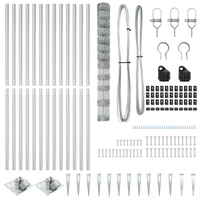 Recinzione da Campo  1.4x50 m Acciaio Zincato