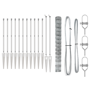 Recinzione per Campi  1.4x50 m Acciaio Zincato