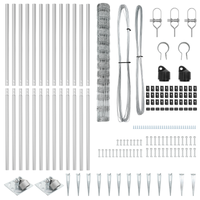 Recinzione per Campi  1.4x50 m Acciaio Zincato