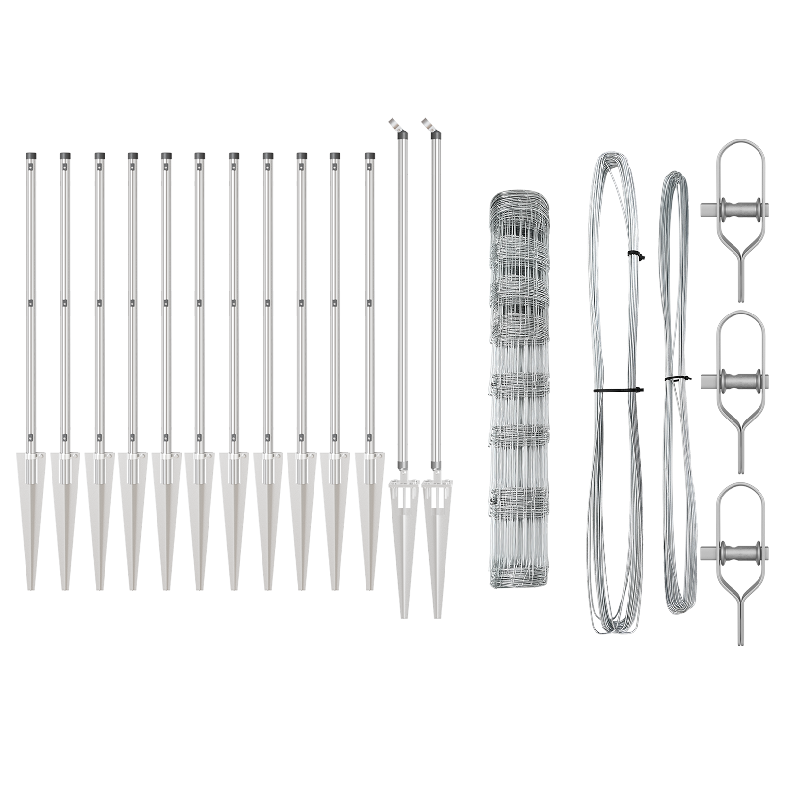 Recinzione da Campo  1x100 m Acciaio Galvanizzato