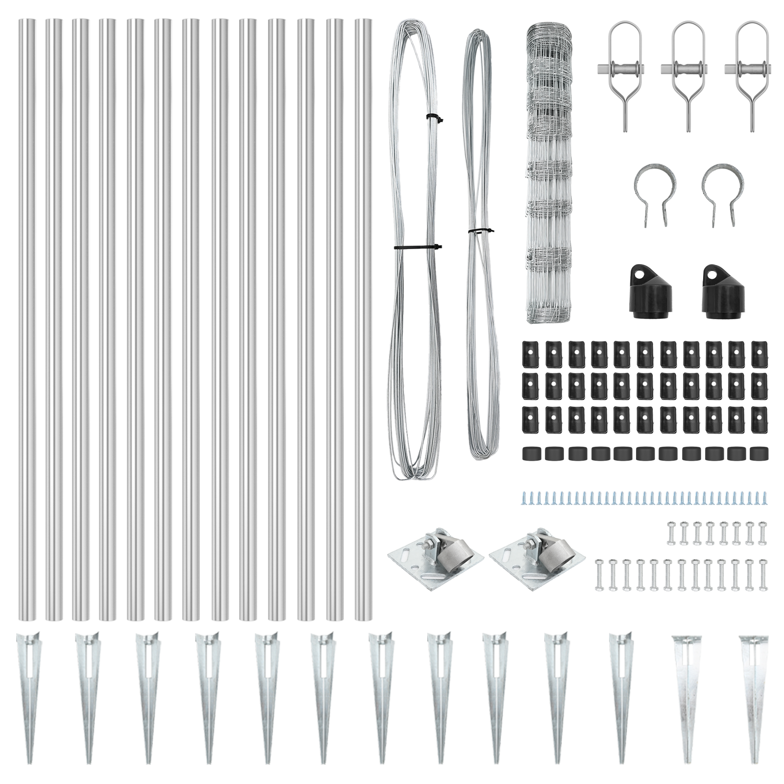 Recinzione da Campo  1x100 m Acciaio Galvanizzato