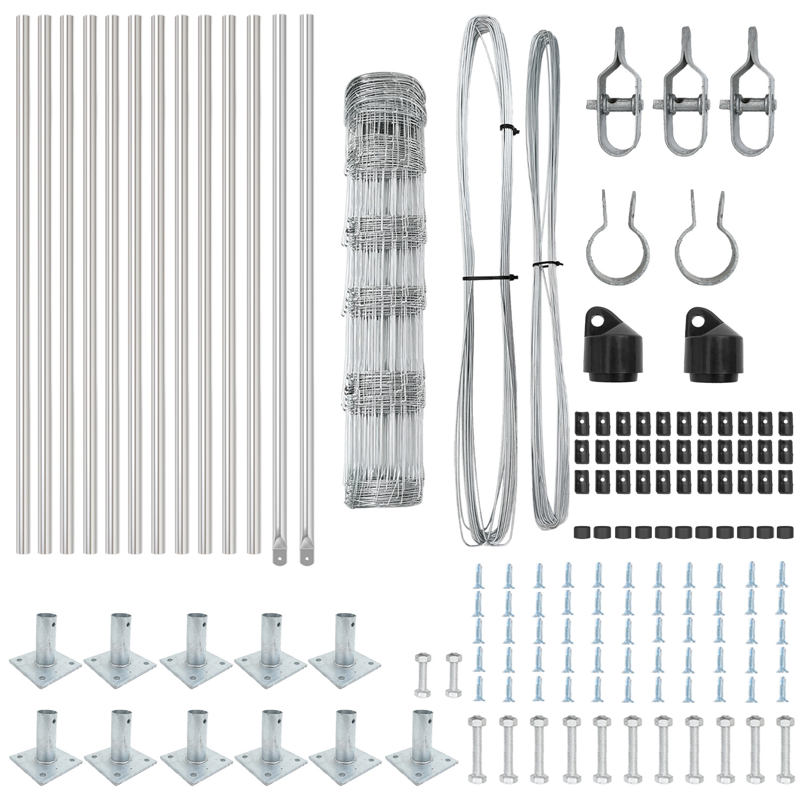 Recinzione per Campo  0.8x25 m in Acciaio Zincato