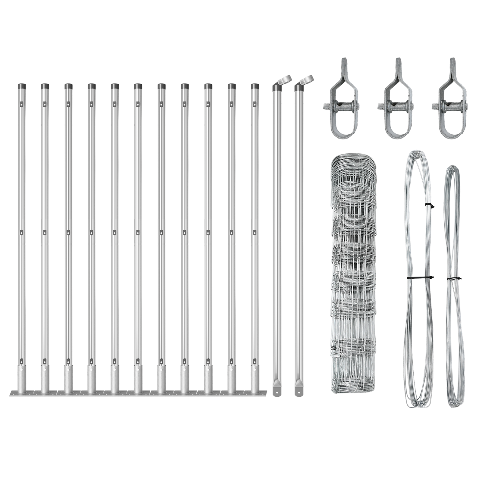 Recinzione  0.8x25 m Acciaio Zincato
