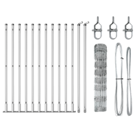 Recinzione  0.8x25 m Acciaio Zincato