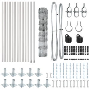 Recinzione  0.8x25 m Acciaio Zincato