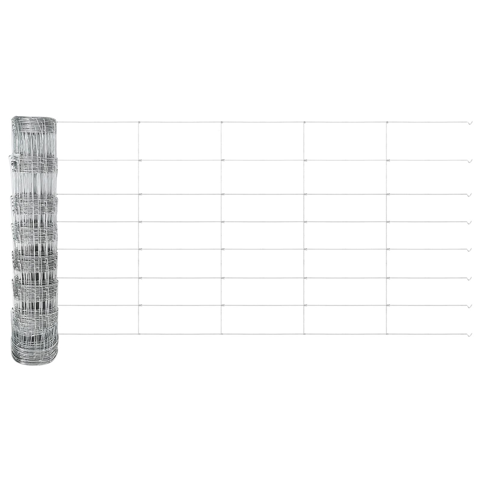 Recinzione  0.8x25 m Acciaio Zincato