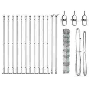 Recinzione da Campo  1x25 m Acciaio Zincato
