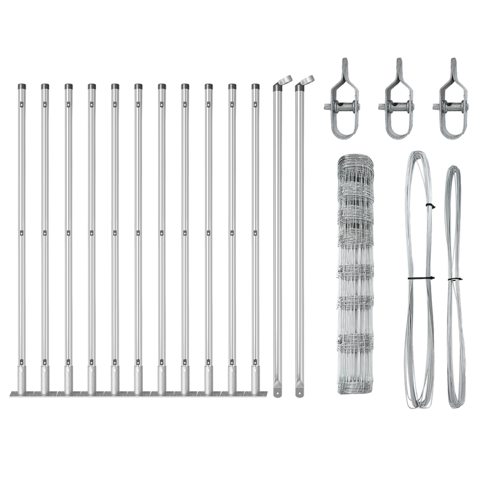 Recinzione da Campo  1x25 m Acciaio Zincato
