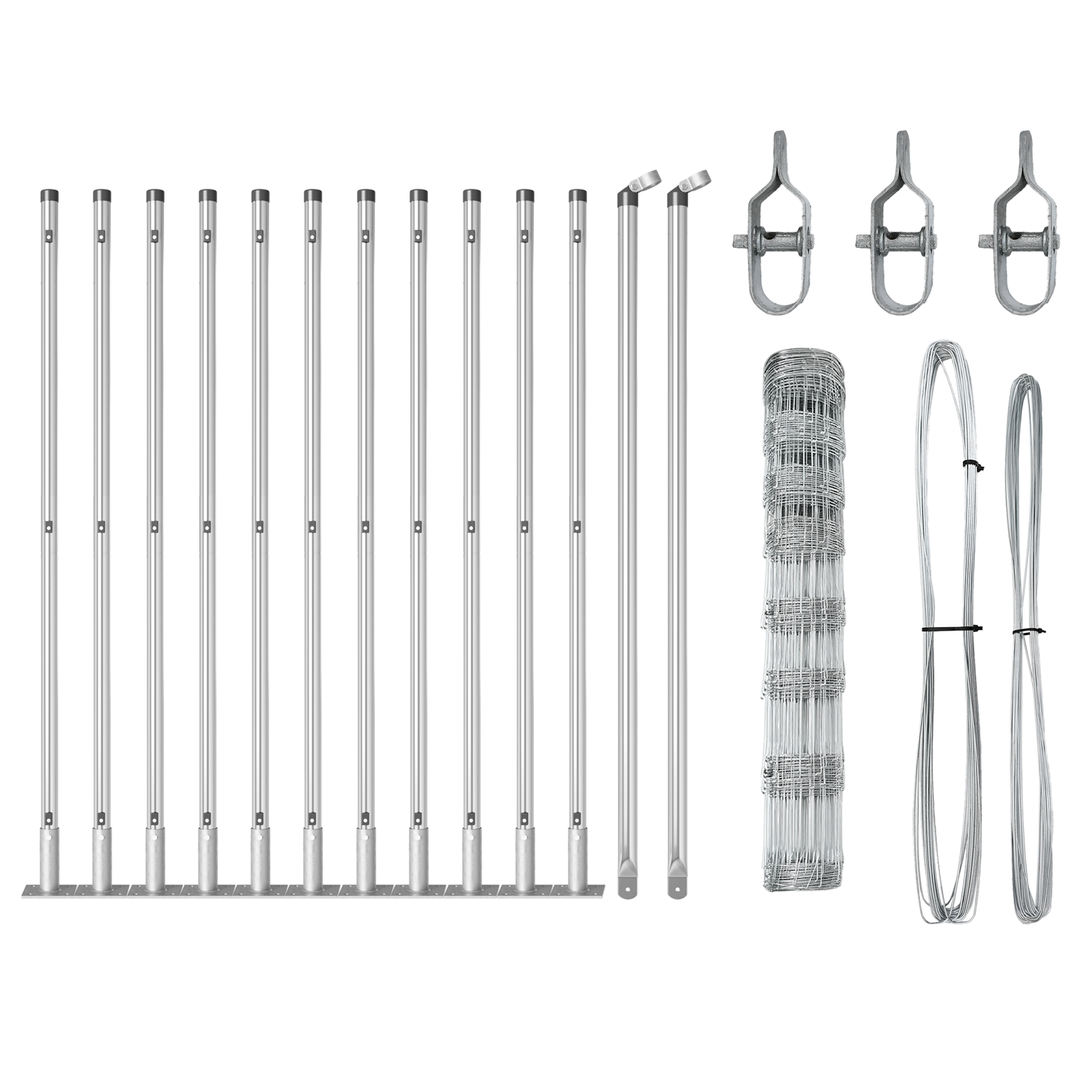 Recinzione da Campo  1x25 m in Acciaio Galvanizzato