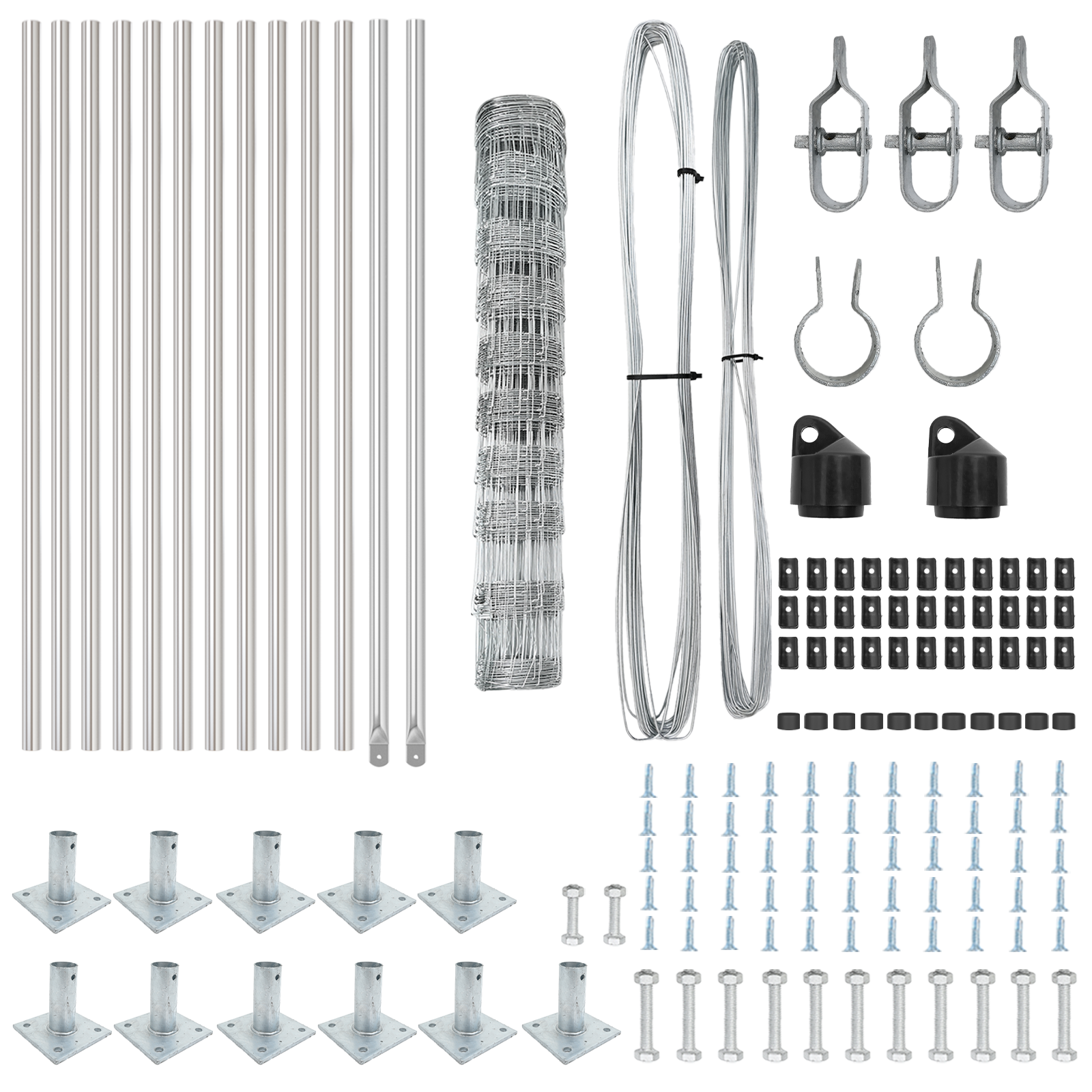 Recinzione da Campo  1x25 m Acciaio Zincato