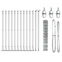 Recinto per campi  1x25 m Acciaio zincato