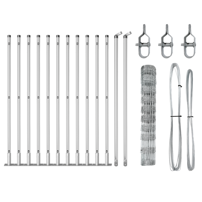 Recinto per campi  1x25 m Acciaio zincato