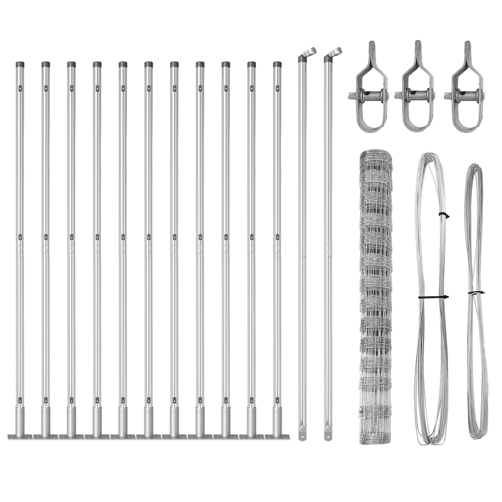 Recinto da Campo  1.4x25 m in Acciaio Zincato