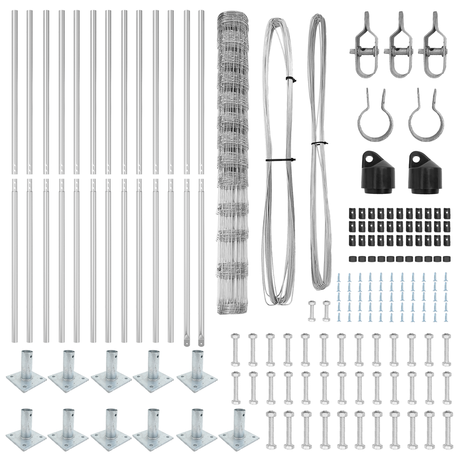 Recinzione  1.5x25 m in Acciaio Zincato