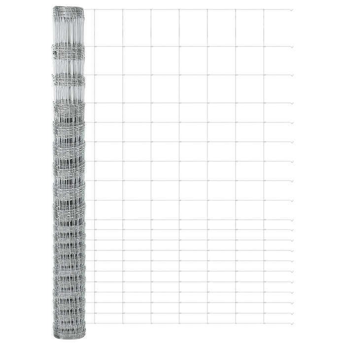 Recinzione da Campo  1.6x25 m Acciaio Zincato