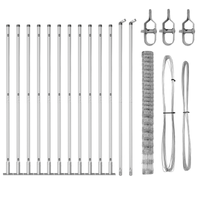 Recinto per Campo  1.6x25 m Acciaio Zincato