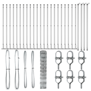 Recinzione da Campo  1x50 m Acciaio Galvanizzato