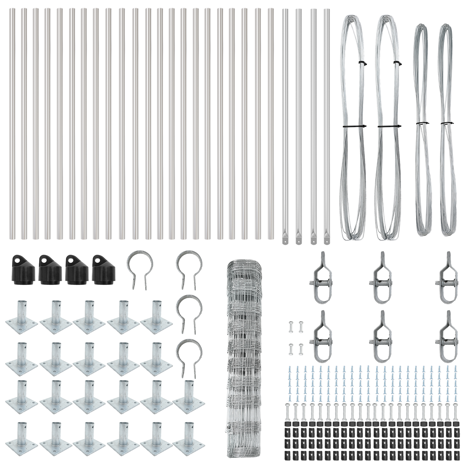 Recinzione da Campo  1x50 m Acciaio Galvanizzato
