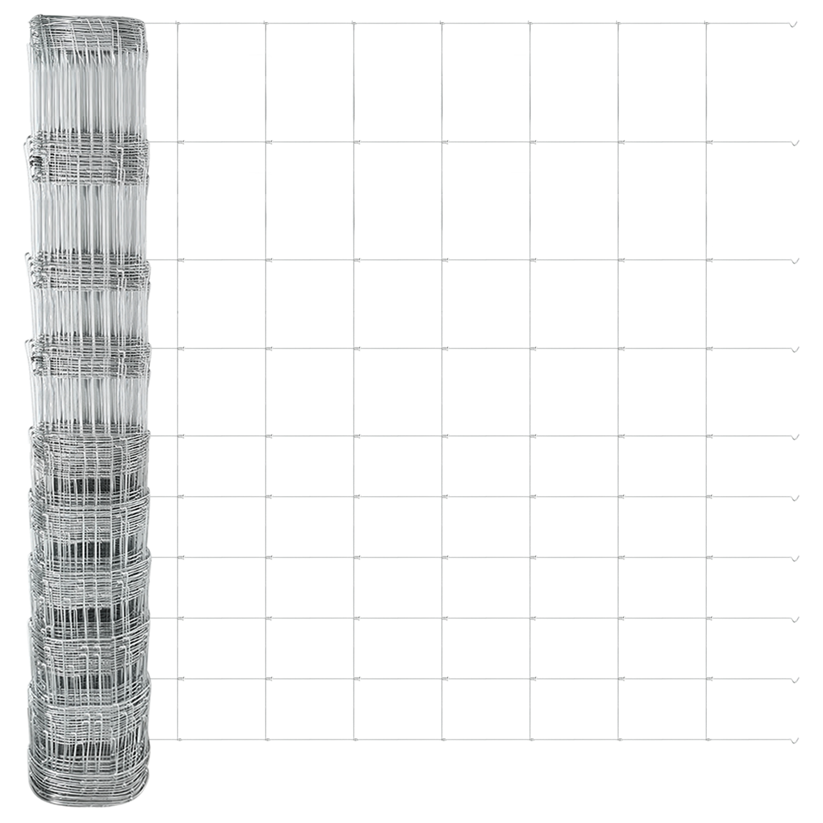 Recinzione da Campo  1.2x50 m Acciaio Galvanizzato