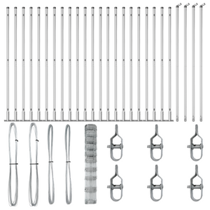 Recinzione per Campi  1,2x50 m Acciaio Zincato