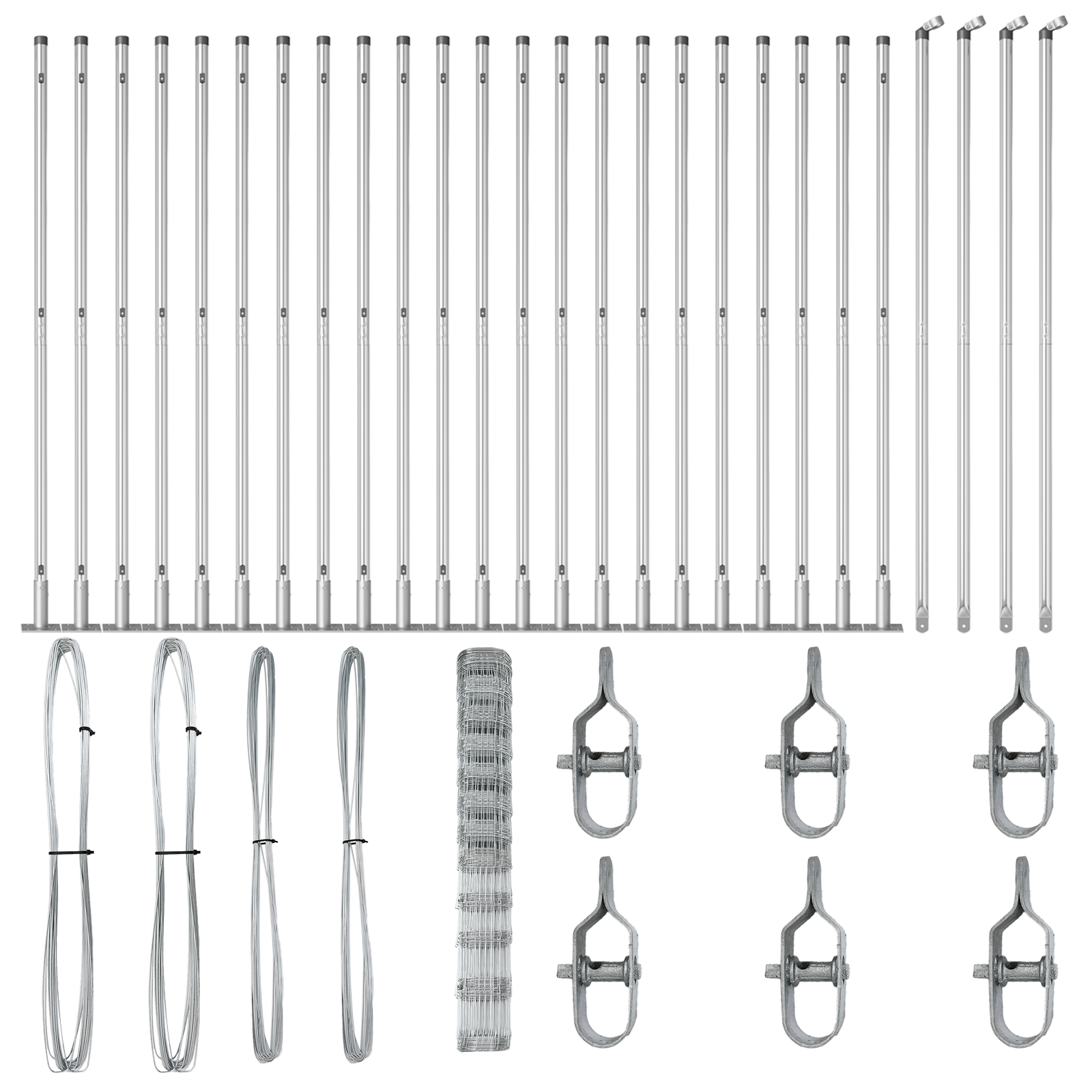Recinto per Campi  1.4x50 m in Acciaio Zincato