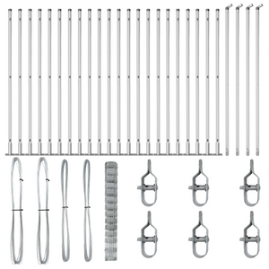 Recinzione da Campo  1,4x50 m Acciaio Zincato