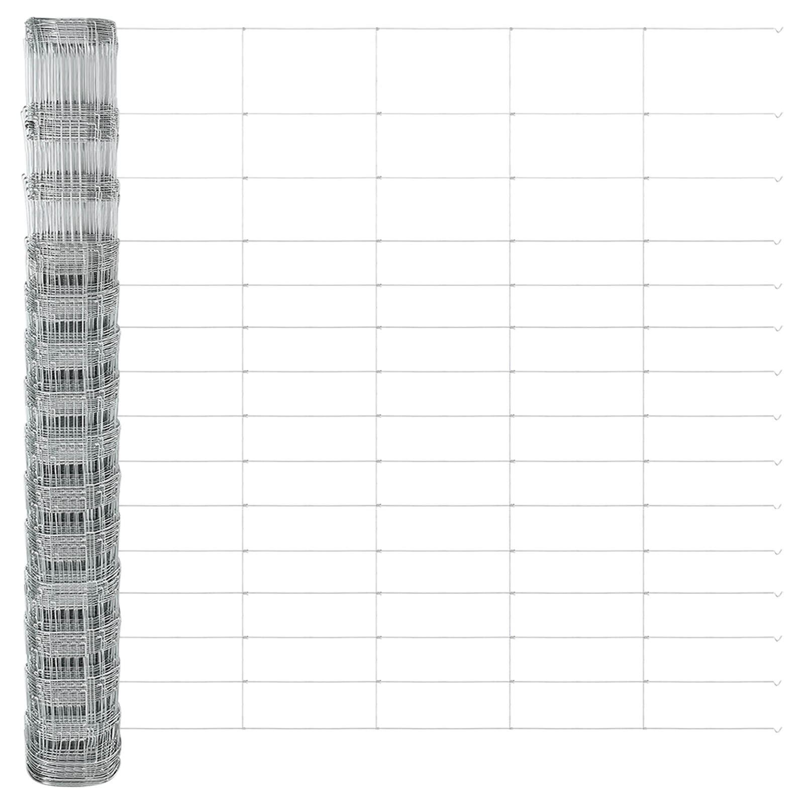 Recinzione per Campi 1,6x50 m Acciaio Zincato