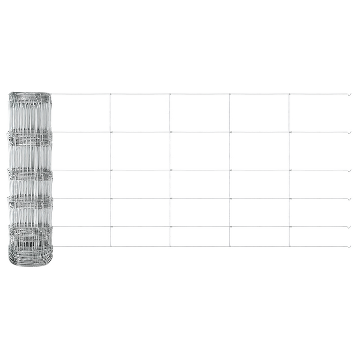 Recinzione per Campi 0.8x100 m Acciaio Galvanizzato