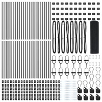 Recinzione in Ferro Saldato con 13 Posti Grigia 0.5x100 m Acciaio