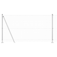 Rete Saldature con 13 Pali Flangiati 1.2x50 m Acciaio Galvanizzato