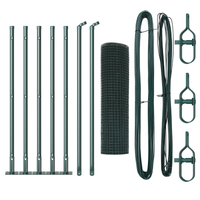 Set di Posti per Recinti Set di 2 Verde