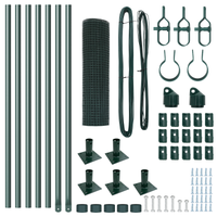 Set di Posti per Recinti Set di 2 Verde