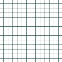 Recinzione in Filo Saldato con 7 Paletti Flangiati Verde 1.2x10 m Acciaio