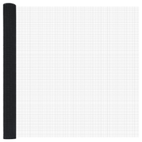 Set di Post di Recinzione Set di 2 Grigio Metallo 25 x 1,5 m