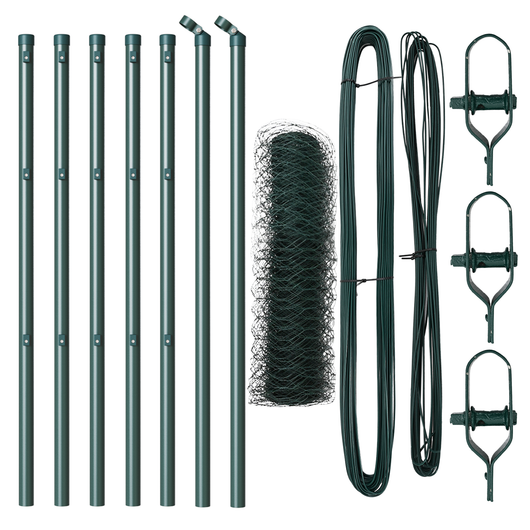 Recinzione Esagonale  Verde 0,5x10 m Acciaio