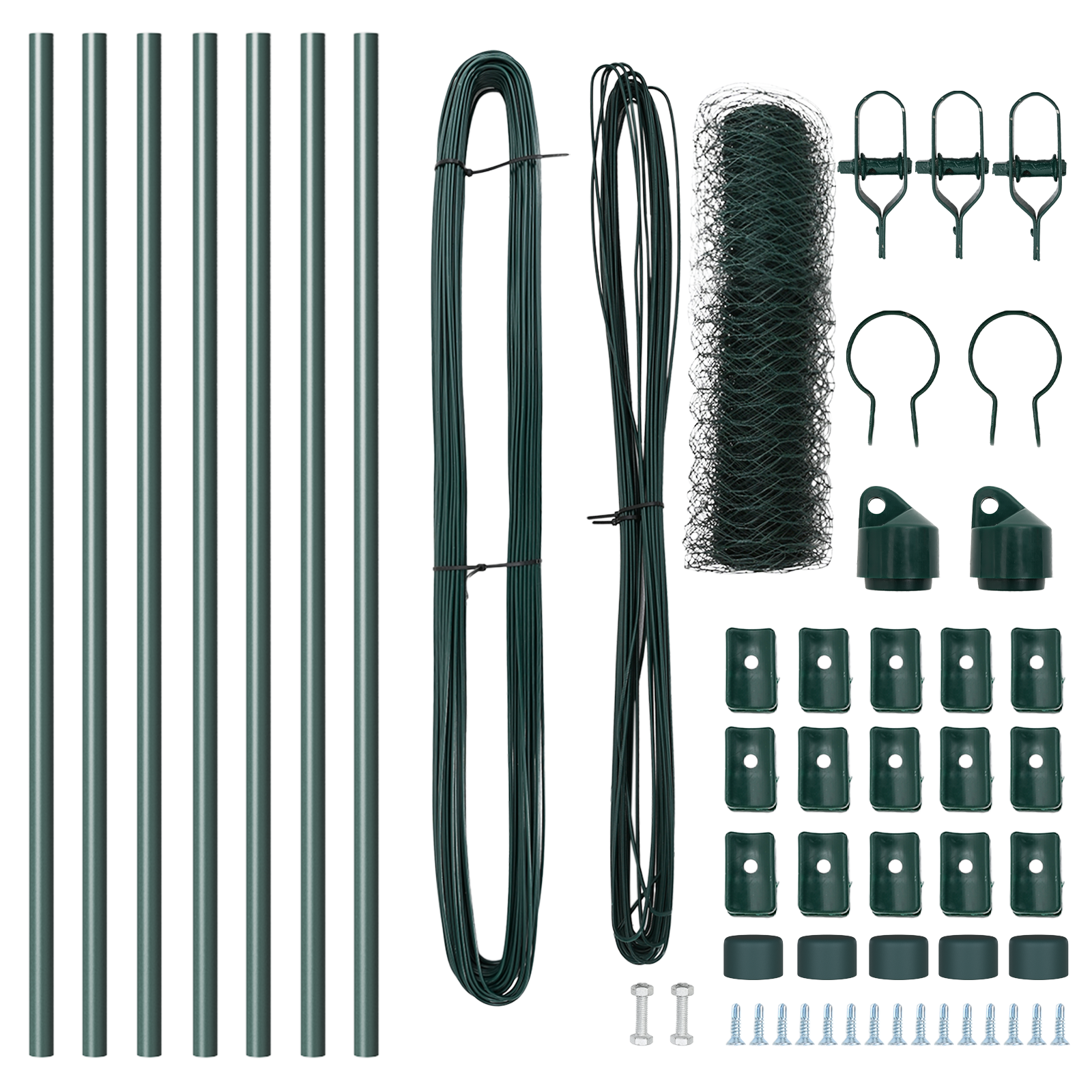 Recinzione Esagonale  Verde 0,5x10 m Acciaio