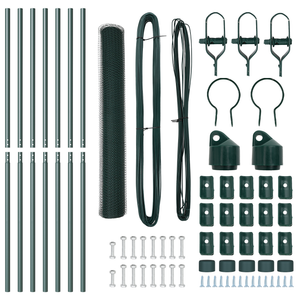Recinzione Esagonale  Verde 1x10 m Acciaio