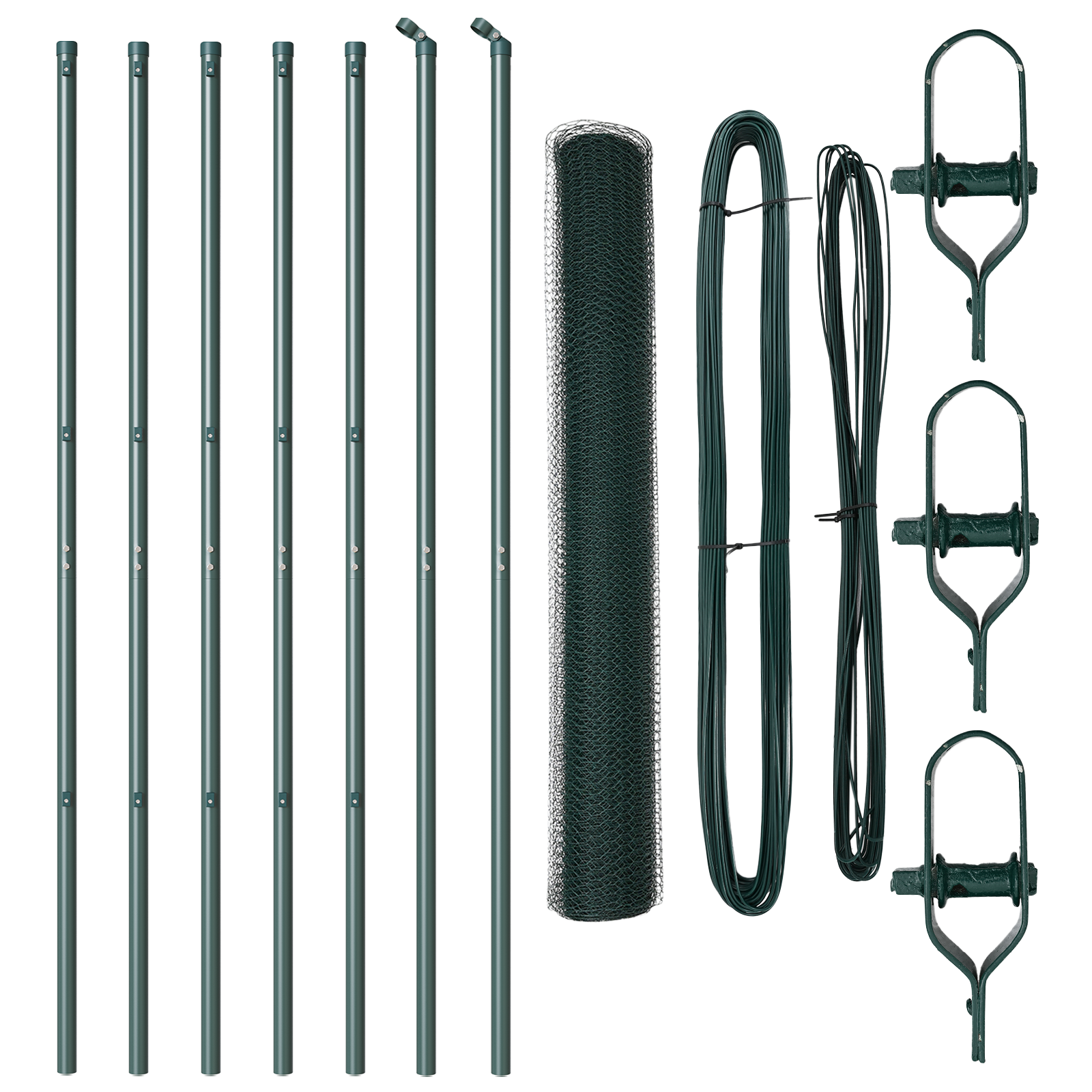 Recinzione Esagonale  Verde 1,2x10 m Acciaio