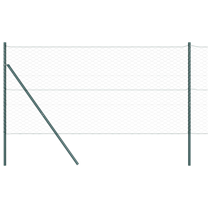 Recinzione Esagonale  Verde 1,2x10 m Acciaio