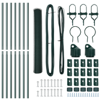 Recinzione Esagonale Verde 1,4x10 m Acciaio